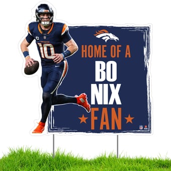 Bo Nix Denver Broncos 22" x 19" Player Lawn Sign
