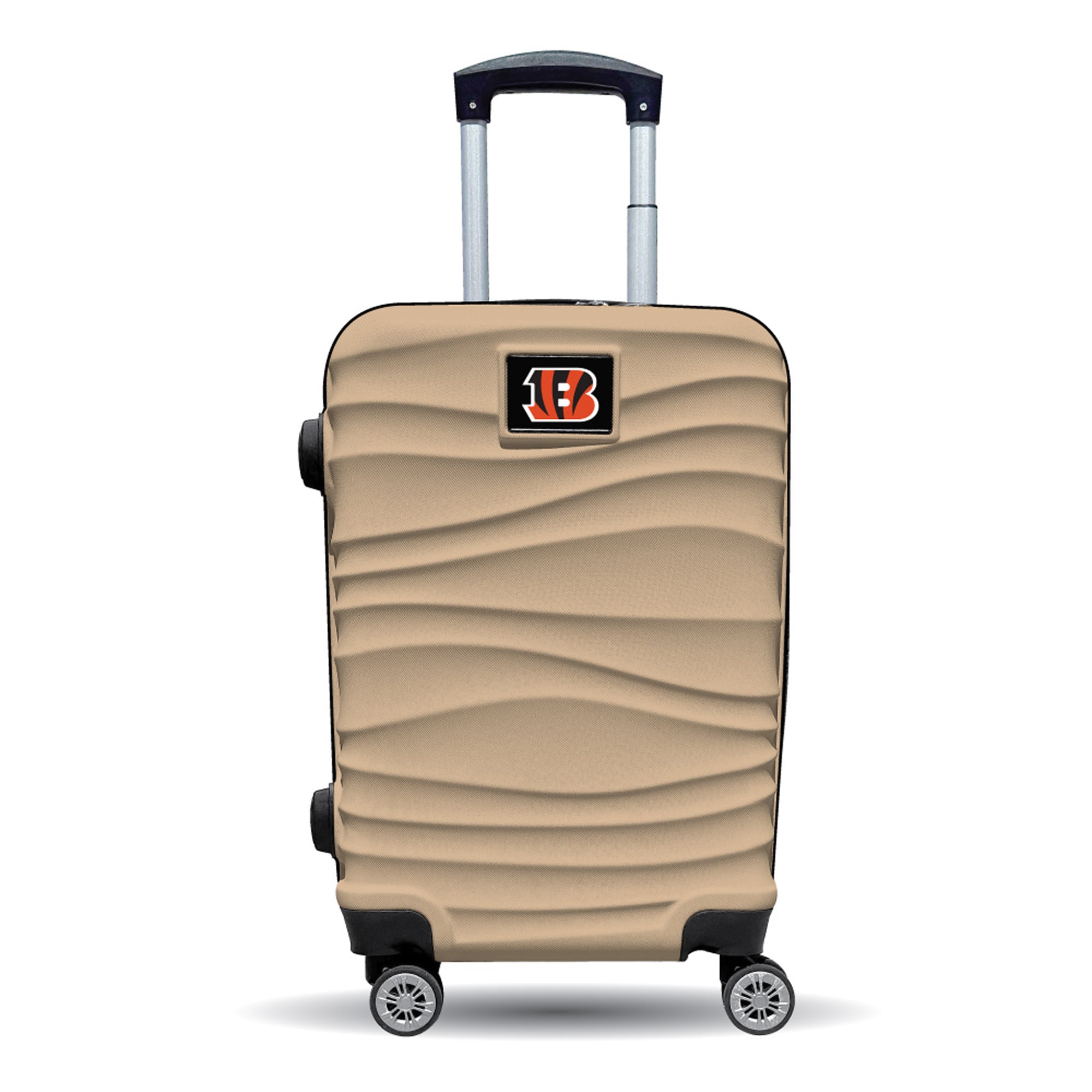 MOJO Cincinnati Bengals Tan Color Blitz Carry-On Hardcase Spinner Luggage