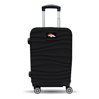 MOJO Denver Broncos Black Color Blitz Carry-On Hardcase Spinner Luggage