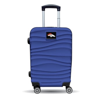 MOJO Denver Broncos Blue Color Blitz Carry-On Hardcase Spinner Luggage