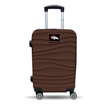 MOJO Denver Broncos Brown Color Blitz Carry-On Hardcase Spinner Luggage