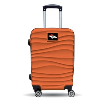 MOJO Denver Broncos Orange Color Blitz Carry-On Hardcase Spinner Luggage