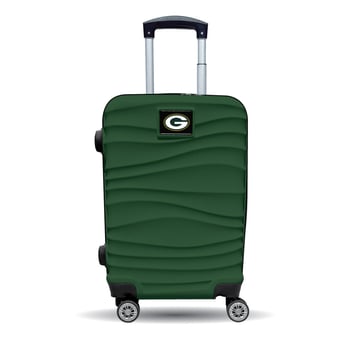 MOJO Green Bay Packers Green Color Blitz Carry-On Hardcase Spinner Luggage