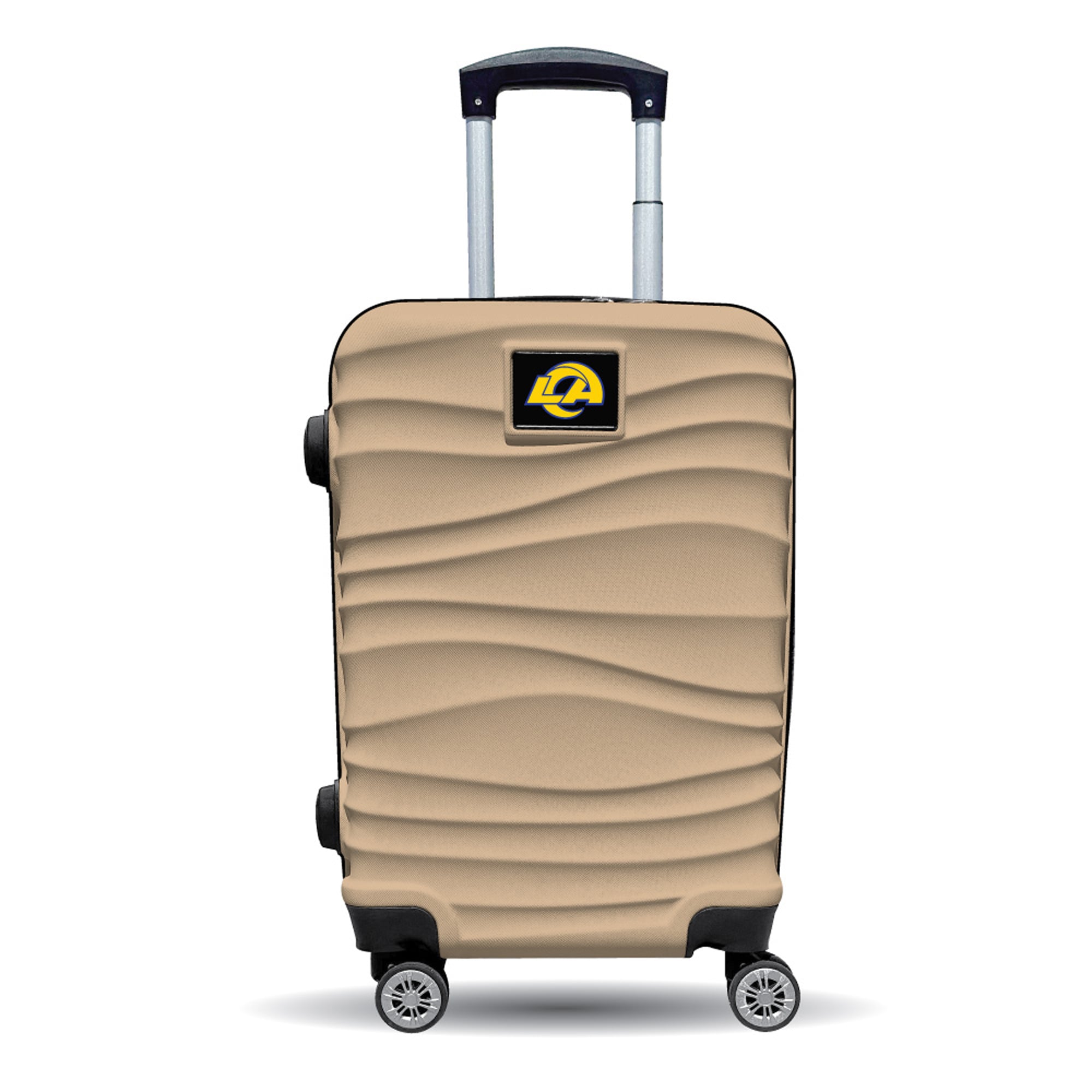 MOJO Los Angeles Rams Tan Color Blitz Carry-On Hardcase Spinner Luggage