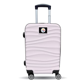 MOJO Pittsburgh Steelers Pink Color Blitz Carry-On Hardcase Spinner Luggage
