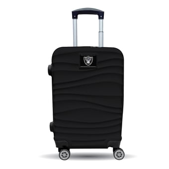 MOJO Las Vegas Raiders Black Color Blitz Carry-On Hardcase Spinner Luggage