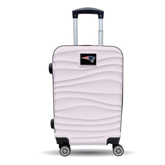 MOJO New England Patriots Pink Color Blitz Carry-On Hardcase Spinner Luggage