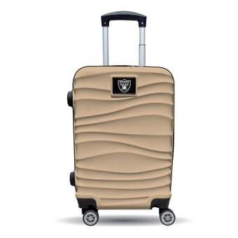 MOJO Las Vegas Raiders Tan Color Blitz Carry-On Hardcase Spinner Luggage