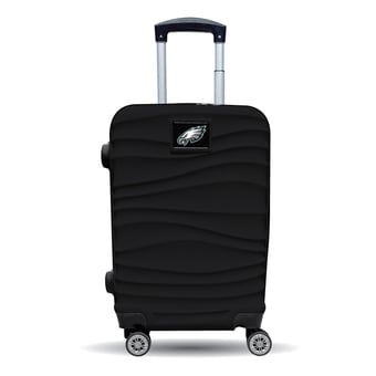 MOJO Philadelphia Eagles Black Color Blitz Carry-On Hardcase Spinner Luggage
