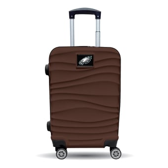 MOJO Philadelphia Eagles Brown Color Blitz Carry-On Hardcase Spinner Luggage