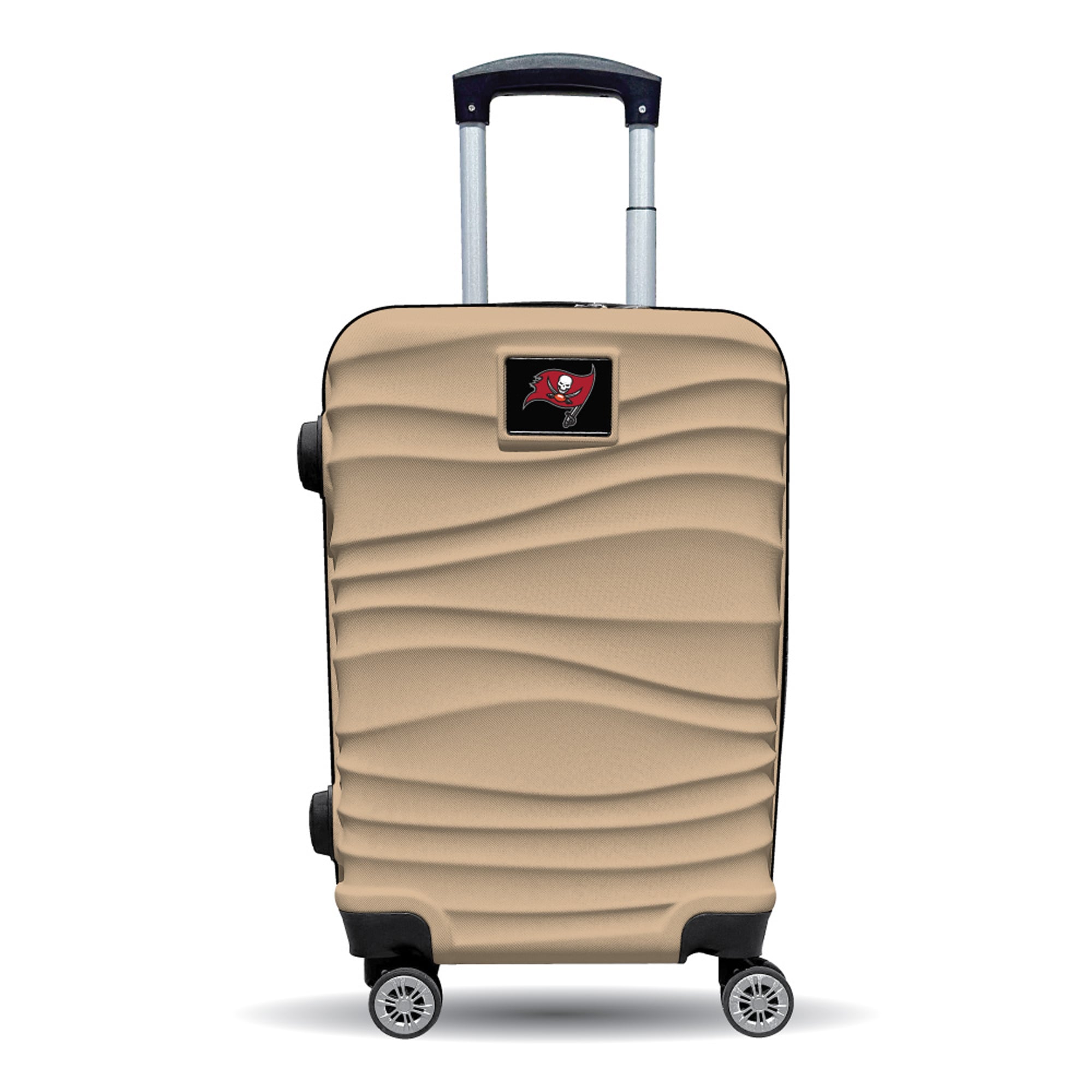 MOJO Tampa Bay Buccaneers Tan Color Blitz Carry-On Hardcase Spinner Luggage