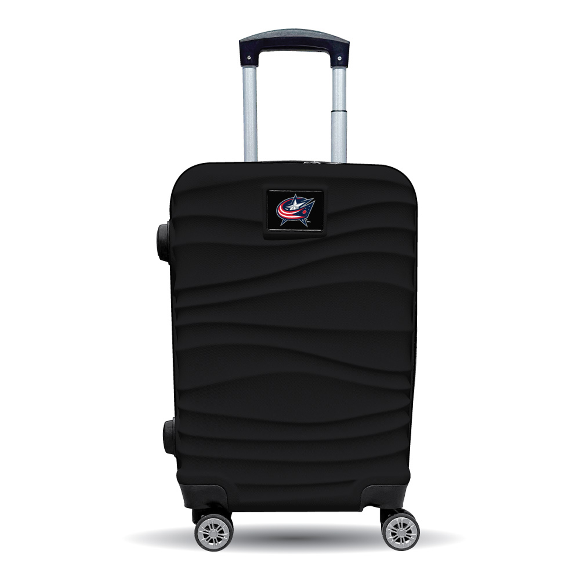 MOJO Columbus Blue Jackets Black Color Blitz Carry-On Hardcase Spinner Luggage