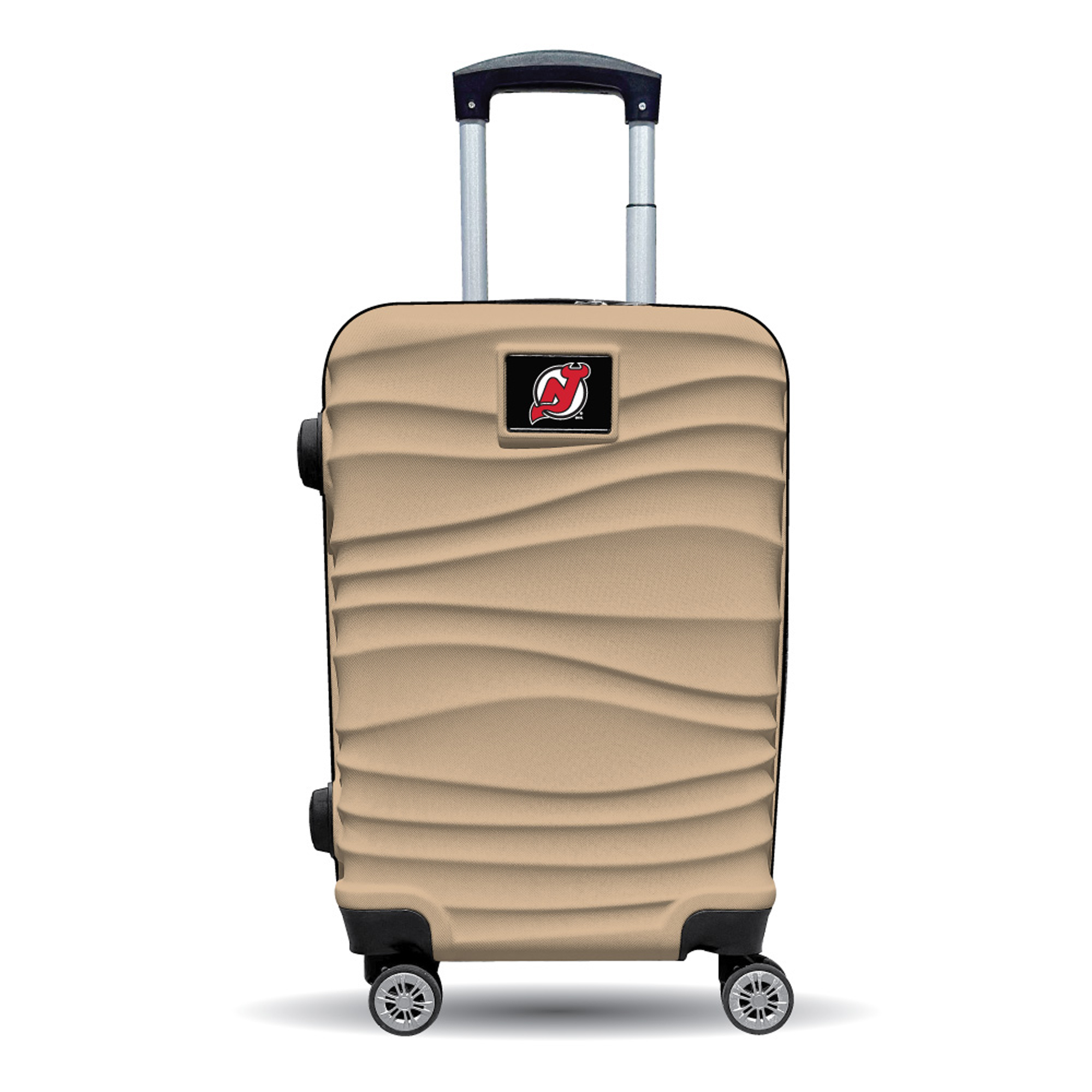 MOJO New Jersey Devils Tan Color Blitz Carry-On Hardcase Spinner Luggage