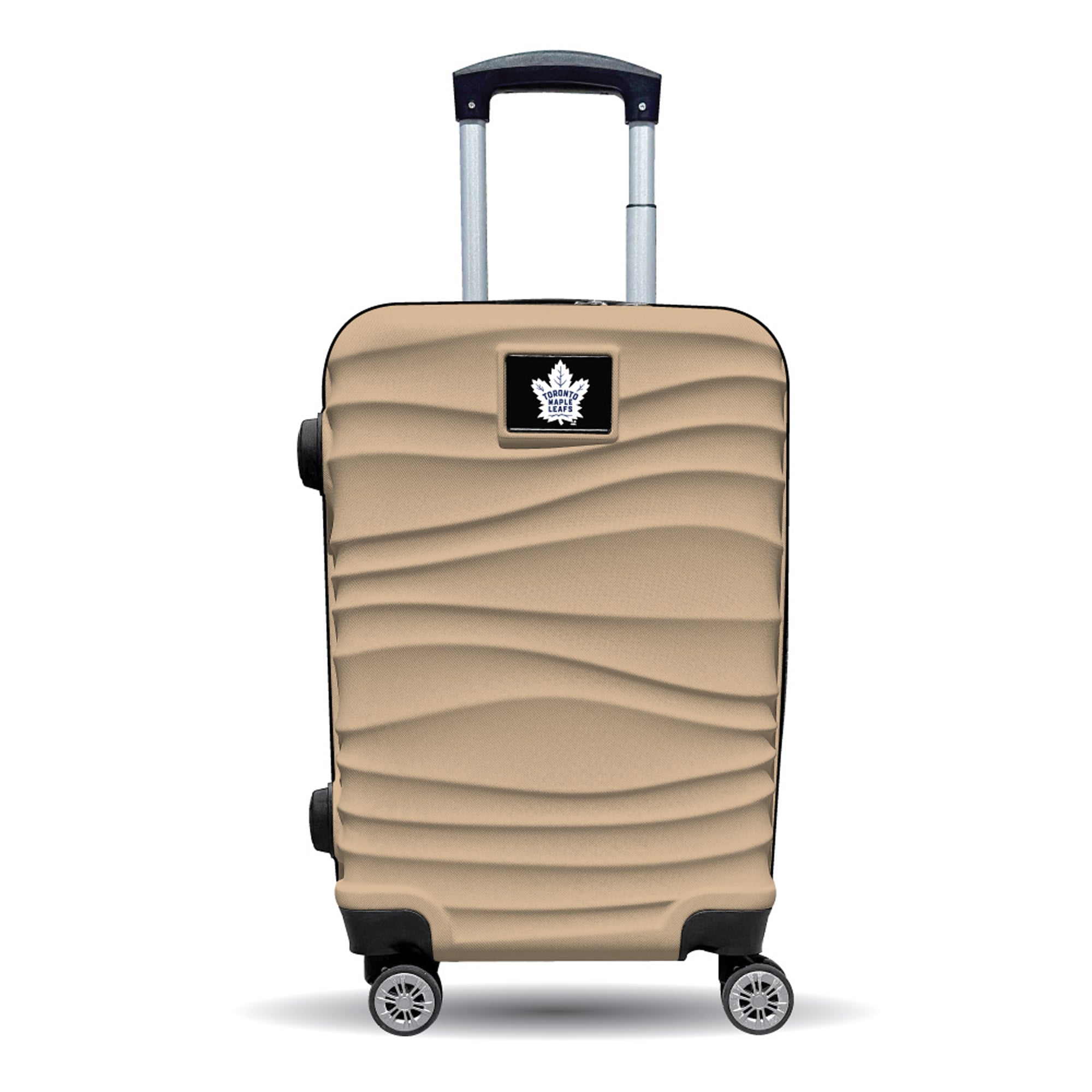 MOJO Toronto Maple Leafs Tan Color Blitz Carry-On Hardcase Spinner Luggage