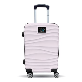 MOJO San Jose Sharks Pink Color Blitz Carry-On Hardcase Spinner Luggage