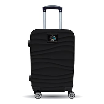 MOJO San Jose Sharks Black Color Blitz Carry-On Hardcase Spinner Luggage