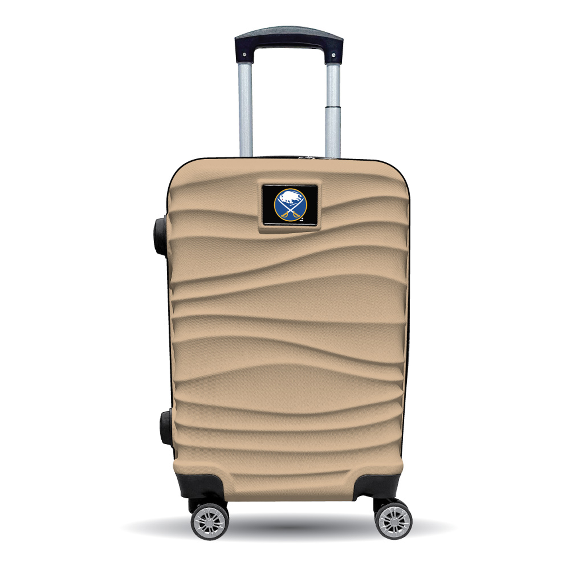 MOJO Buffalo Sabres Tan Color Blitz Carry-On Hardcase Spinner Luggage