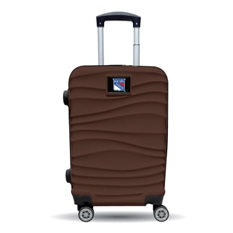 MOJO New York Rangers Brown Color Blitz Carry-On Hardcase Spinner Luggage