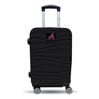 MOJO Atlanta Braves Black Color Blitz Carry-On Hardcase Spinner Luggage