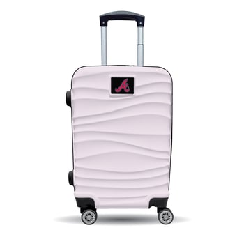 MOJO Atlanta Braves Pink Color Blitz Carry-On Hardcase Spinner Luggage