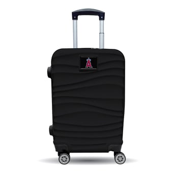 MOJO Los Angeles Angels Black Color Blitz Carry-On Hardcase Spinner Luggage