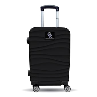 MOJO Colorado Rockies Black Color Blitz Carry-On Hardcase Spinner Luggage