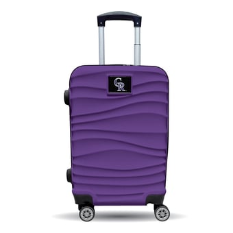 MOJO Colorado Rockies Purple Color Blitz Carry-On Hardcase Spinner Luggage