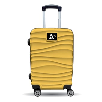 MOJO Athletics Yellow Color Blitz Carry-On Hardcase Spinner Luggage