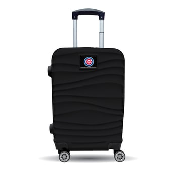 MOJO Chicago Cubs Black Color Blitz Carry-On Hardcase Spinner Luggage
