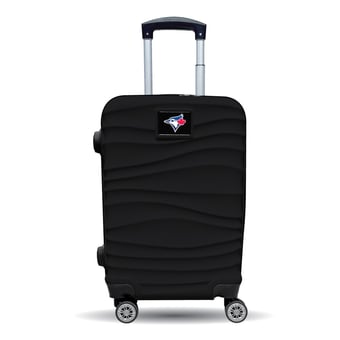 MOJO Toronto Blue Jays Black Color Blitz Carry-On Hardcase Spinner Luggage