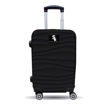 MOJO Chicago White Sox Black Color Blitz Carry-On Hardcase Spinner Luggage