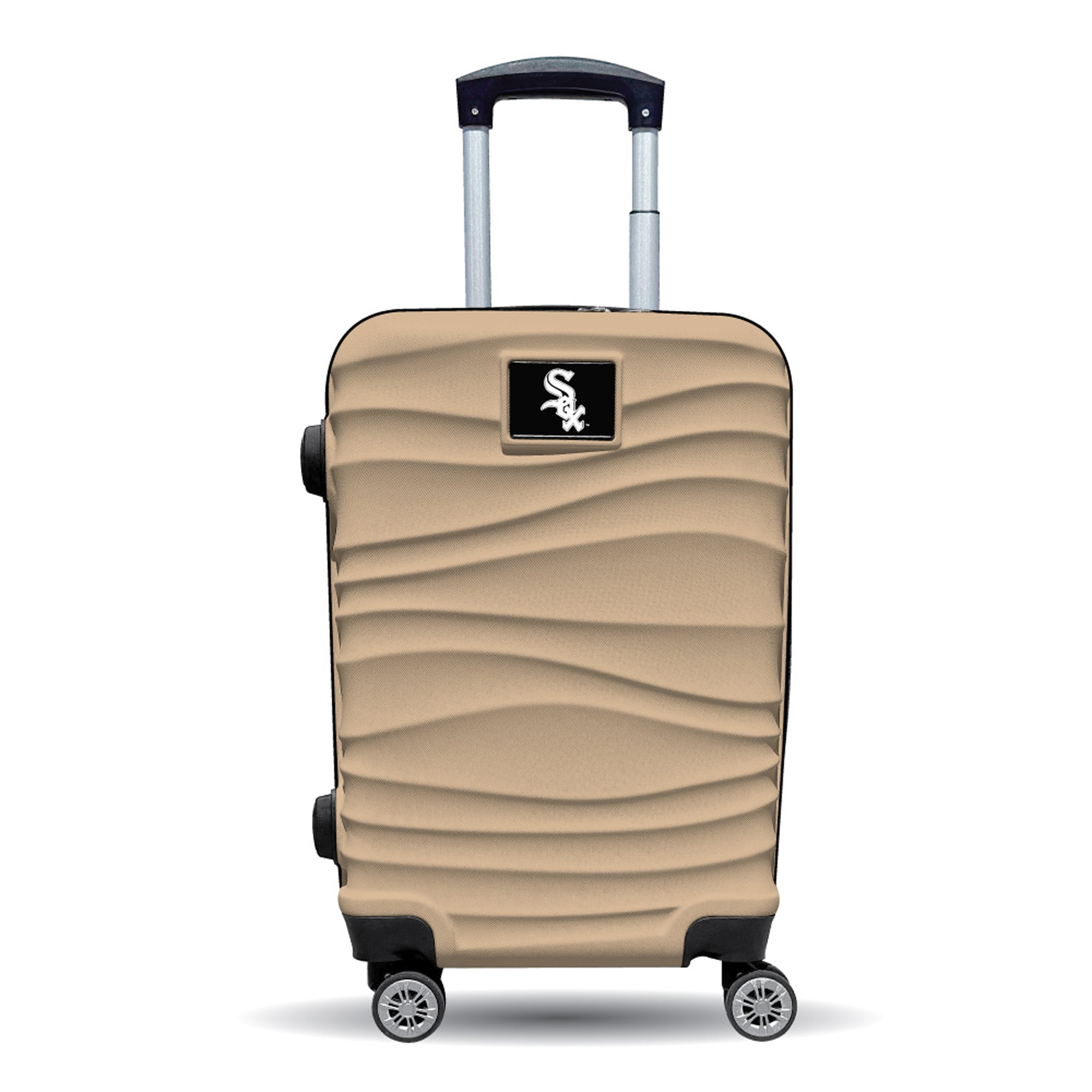 MOJO Chicago White Sox Tan Color Blitz Carry-On Hardcase Spinner Luggage