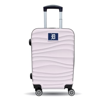 MOJO Detroit Tigers Pink Color Blitz Carry-On Hardcase Spinner Luggage