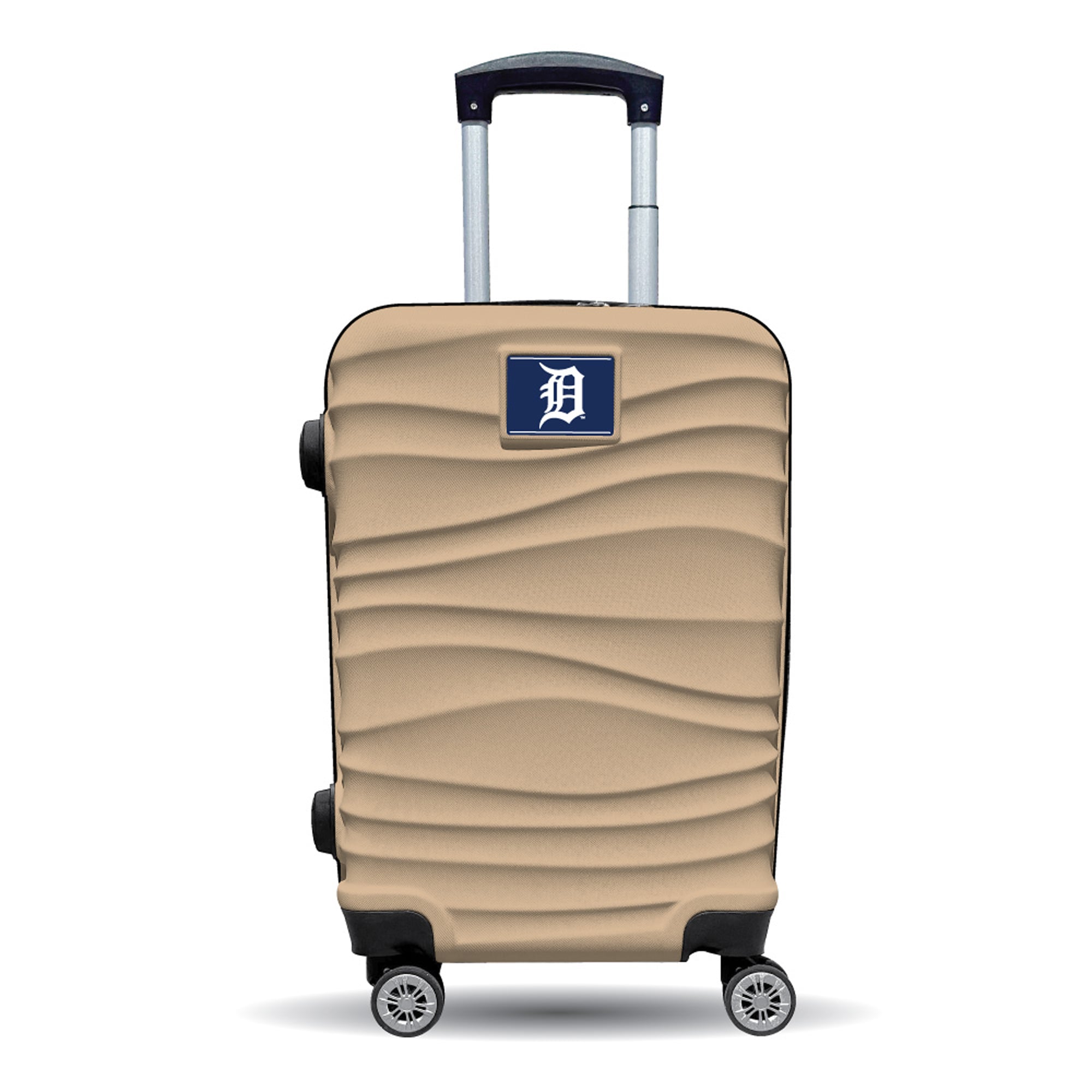 MOJO Detroit Tigers Tan Color Blitz Carry-On Hardcase Spinner Luggage