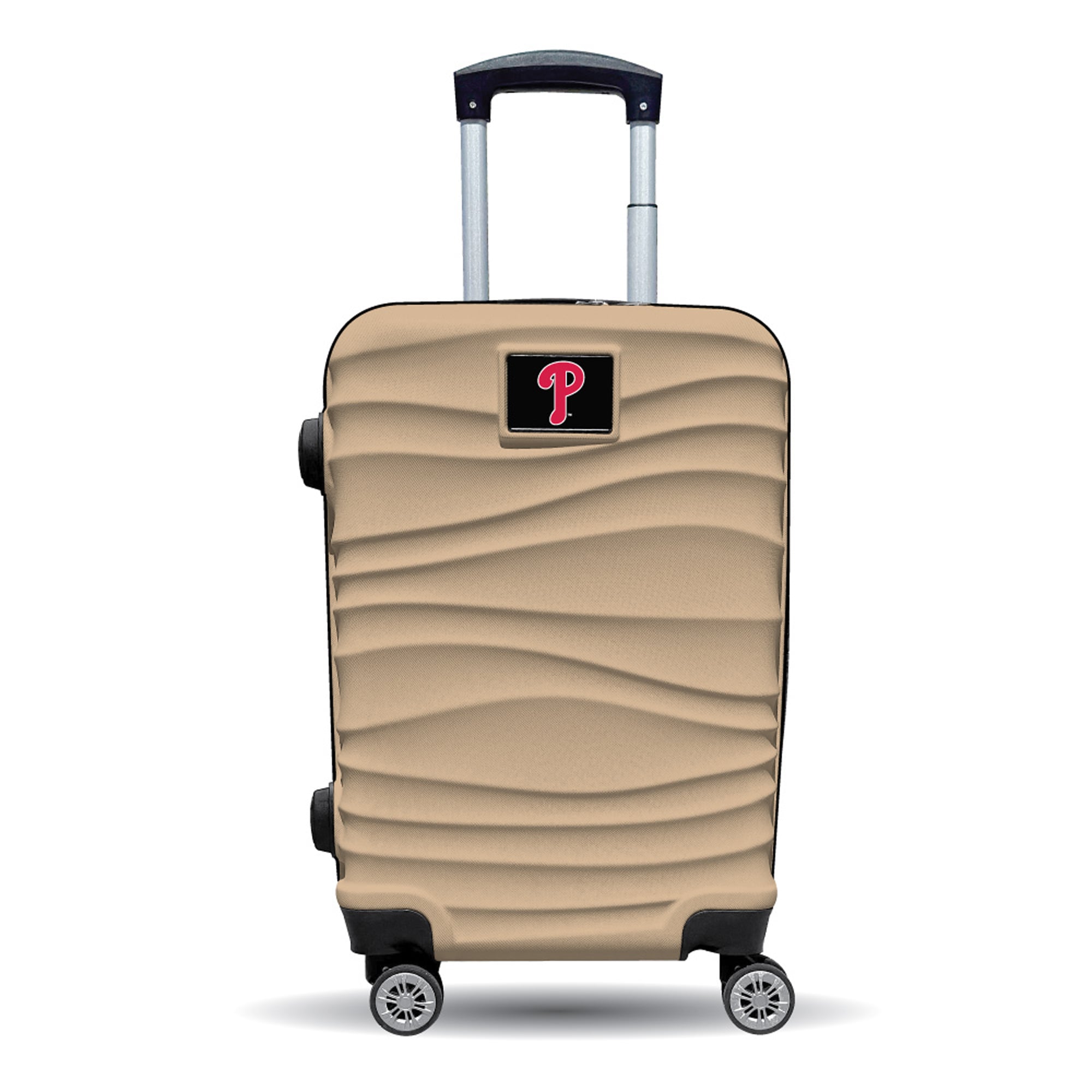 MOJO Philadelphia Phillies Tan Color Blitz Carry-On Hardcase Spinner Luggage