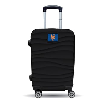MOJO New York Mets Black Color Blitz Carry-On Hardcase Spinner Luggage