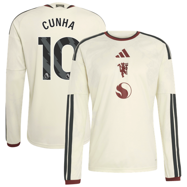 Maillot Third Manchester United adidas 2026-27 - Manches Longues avec flocage Cunha 10