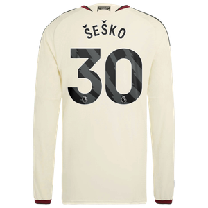 Maillot Third Authentic Manchester United adidas 2026-27 - Manches Longues avec flocage Šeško 30, vue 4