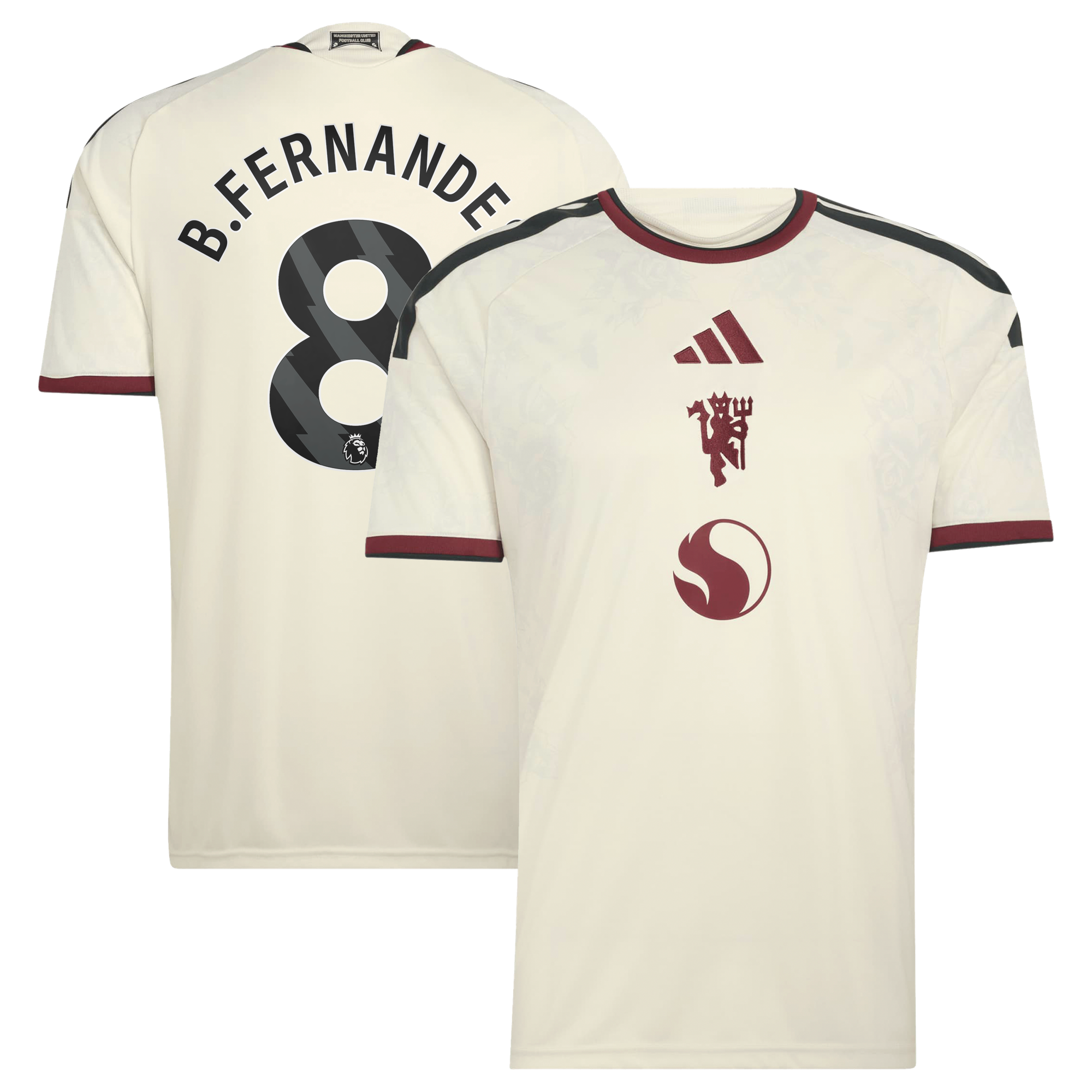 Manchester United adidas Third Shirt 2026-27 with B.Fernandes 8 printing