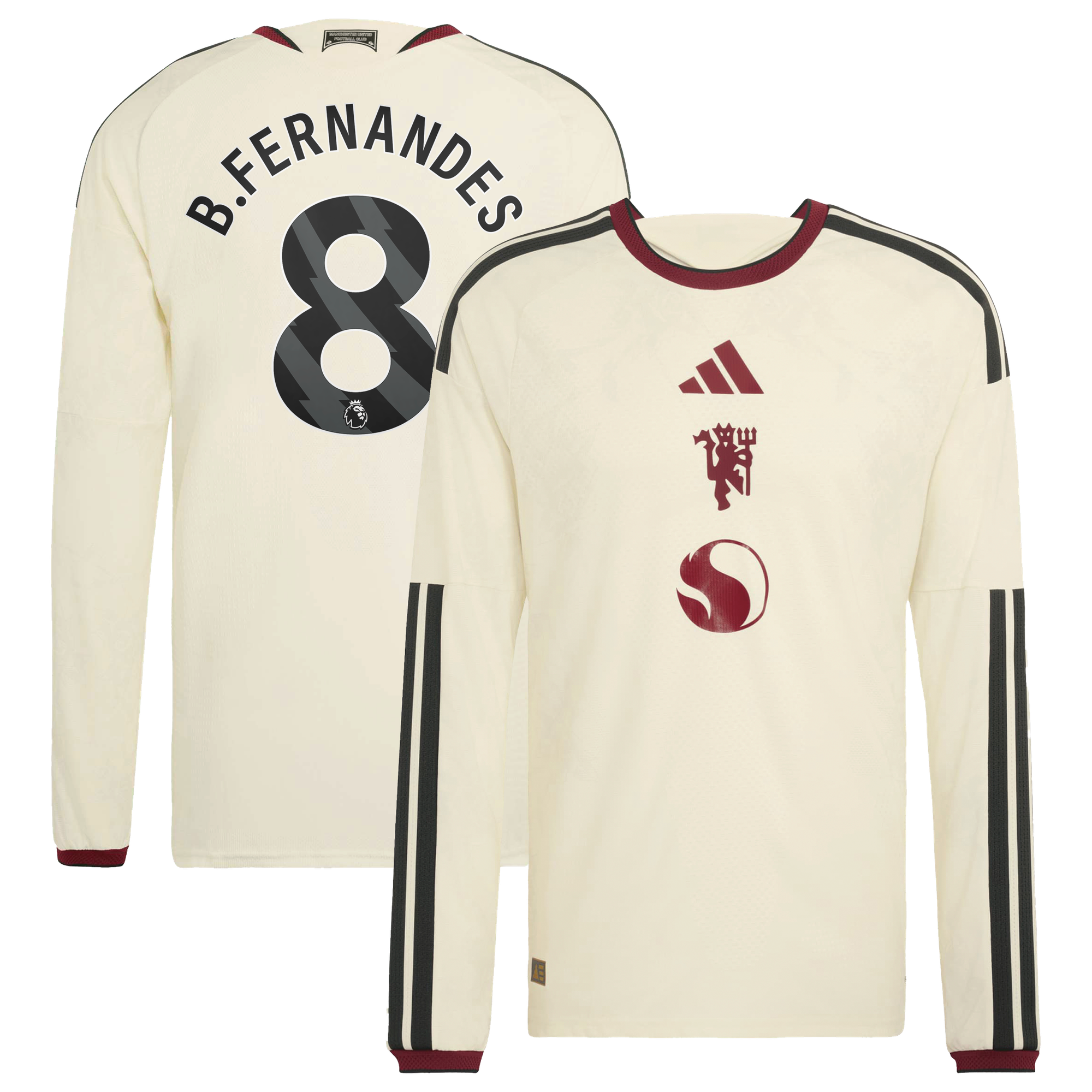 Maillot Third Authentic Manchester United adidas 2026-27 - Manches Longues avec flocage B.Fernandes 8