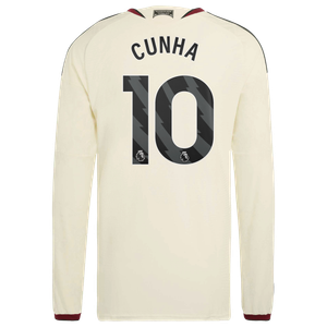 Maillot Third Authentic Manchester United adidas 2026-27 - Manches Longues avec flocage Cunha 10, vue 4