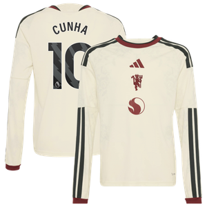 Maillot Third Manchester United adidas 2026-27 - Manches Longues - Enfant avec flocage Cunha 10, vue 1
