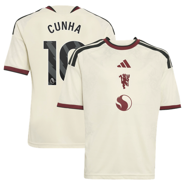 Maillot Third Manchester United adidas 2026-27 - Enfant avec flocage Cunha 10