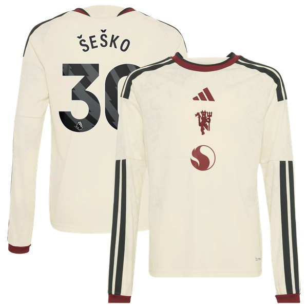 Maillot Third Manchester United adidas 2026-27 - Manches Longues - Enfant avec flocage Šeško 30