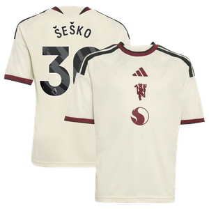 Maillot Third Manchester United adidas 2026-27 - Enfant avec flocage Šeško 30, vue 2