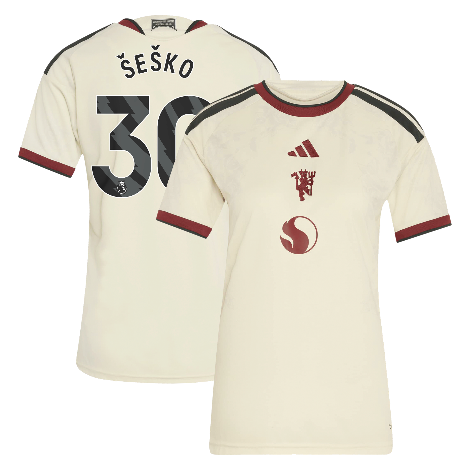 Maillot Third Manchester United adidas 2026-27 - Femme avec flocage Šeško 30