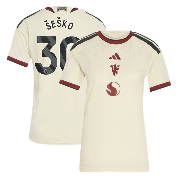 Maillot Third Manchester United adidas 2026-27 - Femme avec flocage Šeško 30