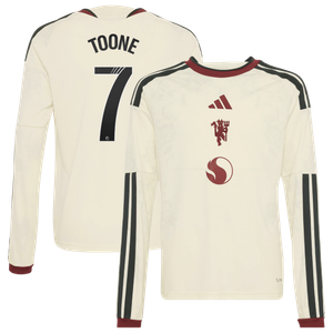 Maillot Third Manchester United adidas WSL 2026-27 - Manches Longues - Enfant avec flocage Toone 7, vue 2