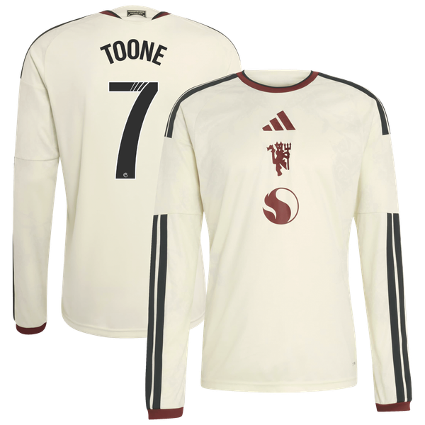 Maillot Third Manchester United adidas WSL 2026-27 - Manches Longues avec flocage Toone 7