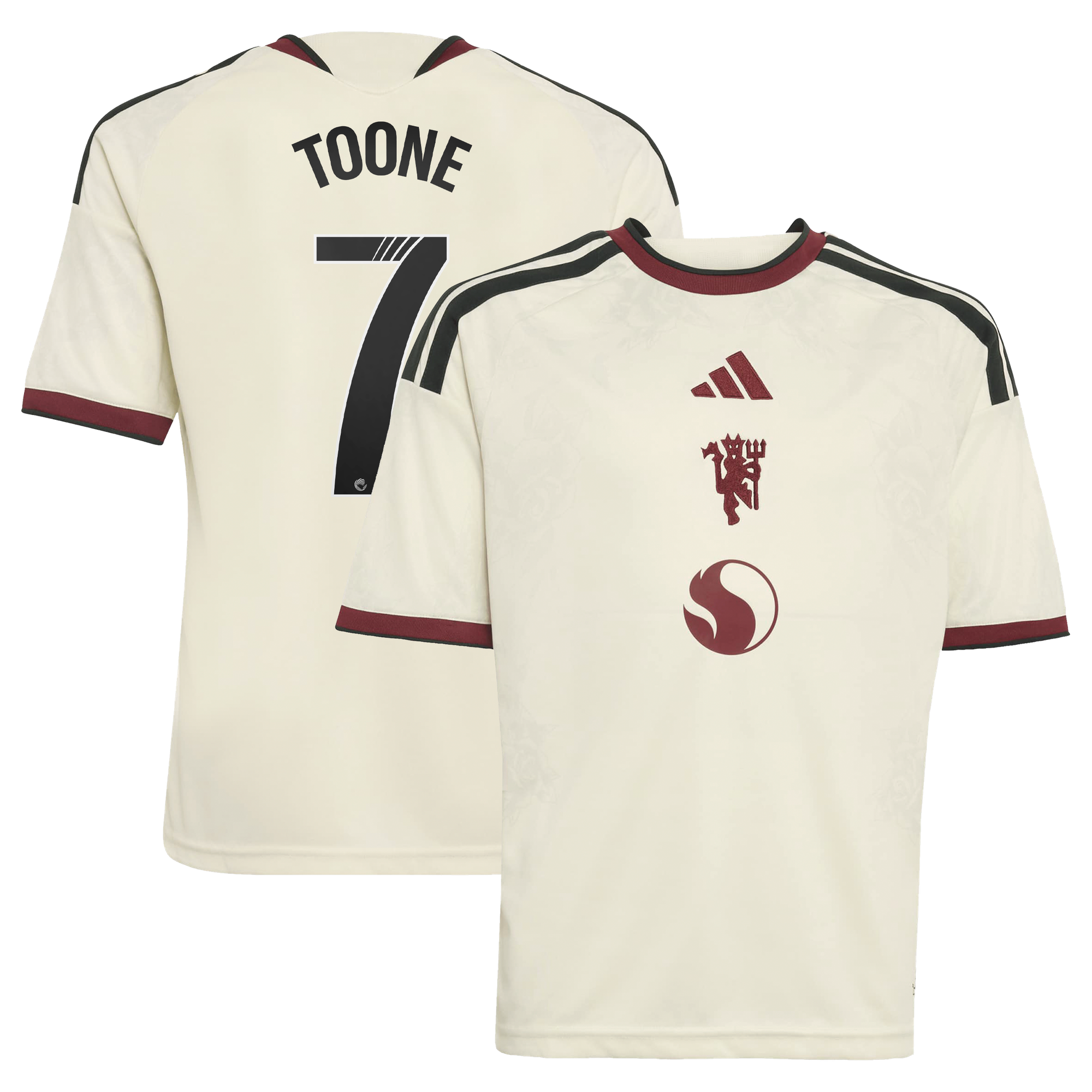 Maillot Third Manchester United adidas WSL 2026-27 - Enfant avec flocage Toone 7